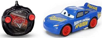 Aanbiedingen Cars 3 RC Fabulous Turbo Race Lightning McQueen - Dickie - Geldig van 03/08/2019 tot 08/09/2019 bij ToyChamp