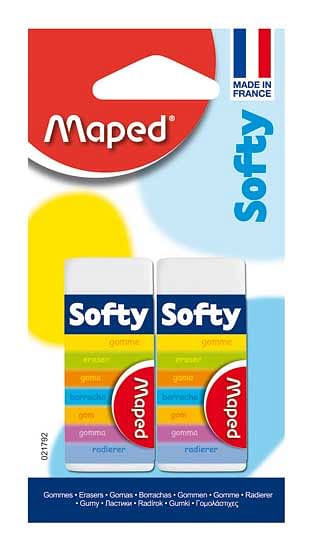 Aanbiedingen Maped gum SOFTY 2st - Maped - Geldig van 03/08/2019 tot 08/09/2019 bij ToyChamp
